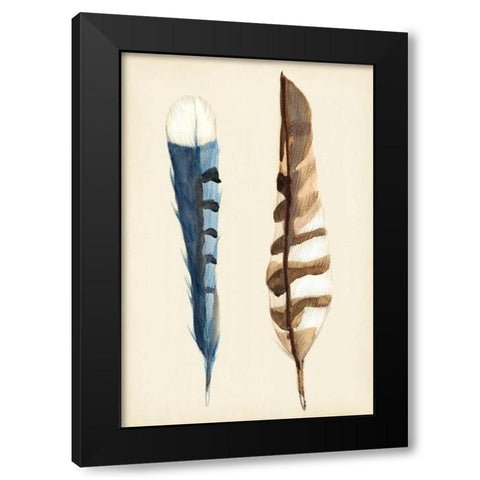 Plumage III Black Modern Wood Framed Art Print by Ludwig, Alicia
