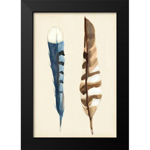 Plumage III Black Modern Wood Framed Art Print by Ludwig, Alicia