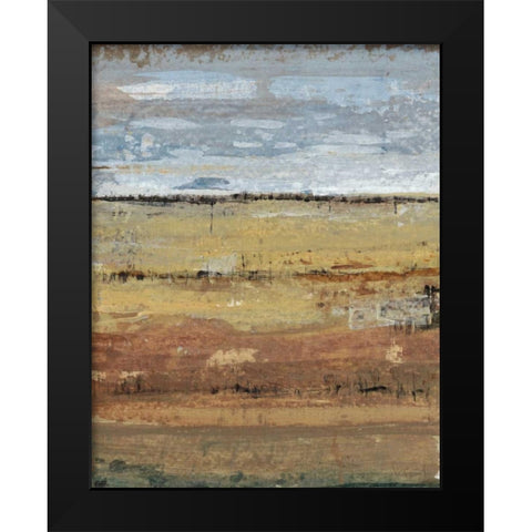 Field Layers I Black Modern Wood Framed Art Print by OToole, Tim