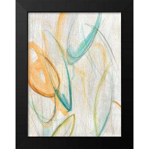 Centrifuge I Black Modern Wood Framed Art Print by Vess, June Erica