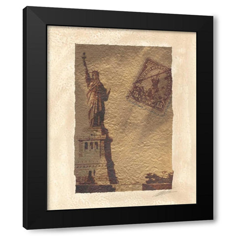 Travel Snapshots II Black Modern Wood Framed Art Print by Butler, John