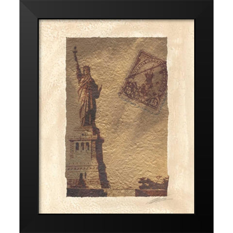 Travel Snapshots II Black Modern Wood Framed Art Print by Butler, John