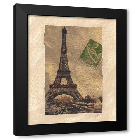 Travel Snapshots III Black Modern Wood Framed Art Print by Butler, John