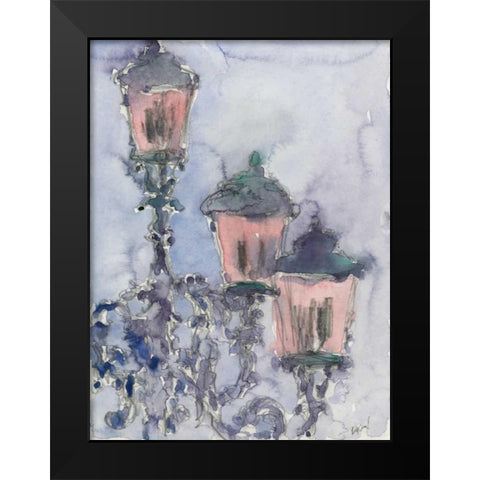 Venice Watercolors II Black Modern Wood Framed Art Print by Dixon, Samuel