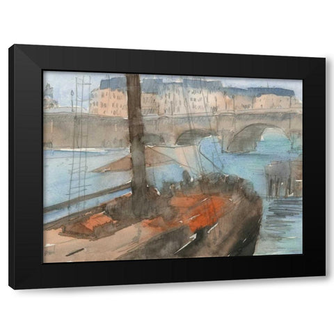 Venice Watercolors IV Black Modern Wood Framed Art Print by Dixon, Samuel