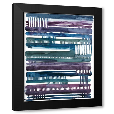 Collapse I Black Modern Wood Framed Art Print by Popp, Grace