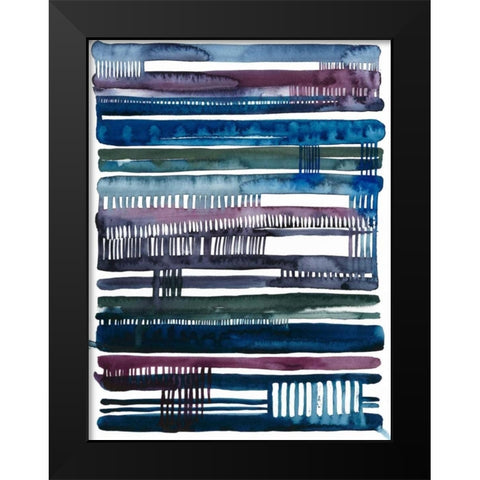 Collapse II Black Modern Wood Framed Art Print by Popp, Grace