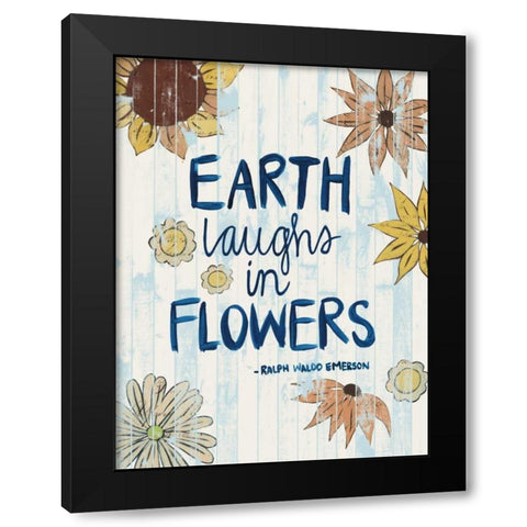 Sunny Day Words III Black Modern Wood Framed Art Print by Popp, Grace