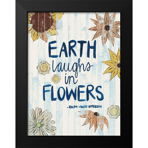Sunny Day Words III Black Modern Wood Framed Art Print by Popp, Grace
