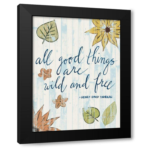 Sunny Day Words IV Black Modern Wood Framed Art Print by Popp, Grace