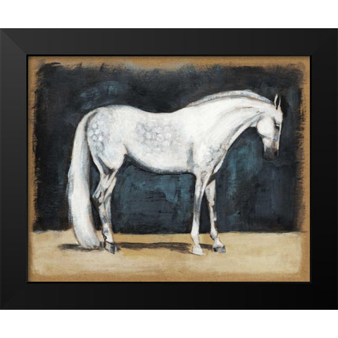 Equestrian Studies V Black Modern Wood Framed Art Print by McCavitt, Naomi