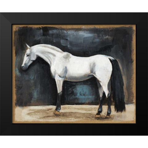 Equestrian Studies VI Black Modern Wood Framed Art Print by McCavitt, Naomi