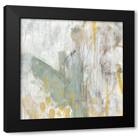 Surface Structure I Black Modern Wood Framed Art Print by Vess, June Erica