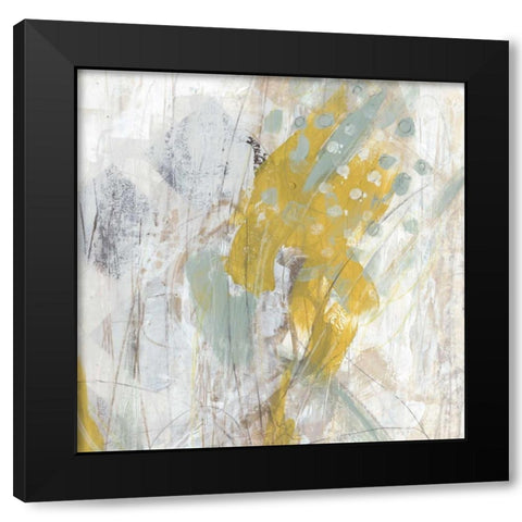 Surface Structure II Black Modern Wood Framed Art Print with Double Matting by Vess, June Erica