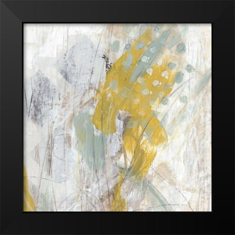Surface Structure II Black Modern Wood Framed Art Print by Vess, June Erica