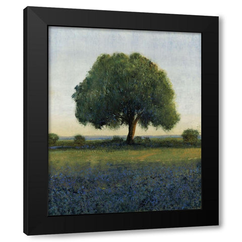 60x48 Early Morning Vista (ASH) Black Modern Wood Framed Art Print with Double Matting by OToole, Tim