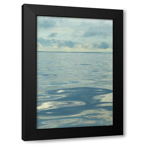 Water I Black Modern Wood Framed Art Print by Chandler, Sharon
