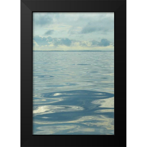 Water I Black Modern Wood Framed Art Print by Chandler, Sharon