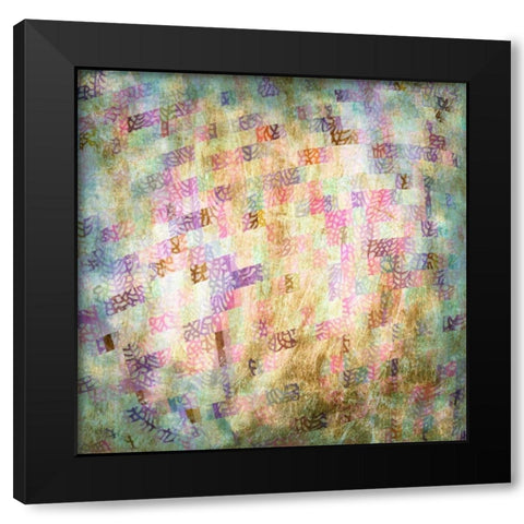 Coral Party III Black Modern Wood Framed Art Print with Double Matting by Studio W