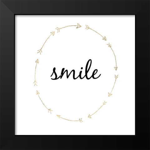 Golden Quote III Black Modern Wood Framed Art Print by Hambly, Anna