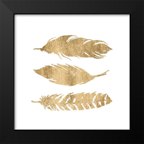 Golden Quote IV Black Modern Wood Framed Art Print by Hambly, Anna