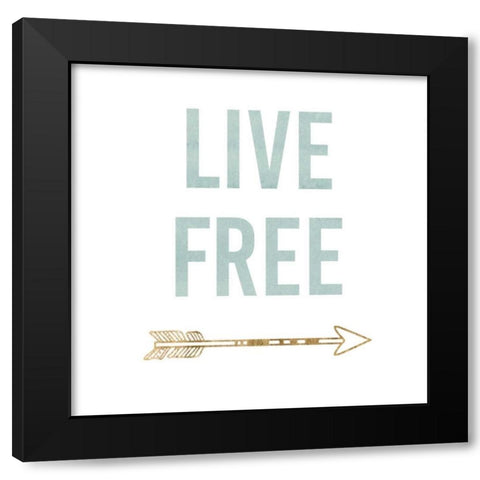 Golden Quote VIII Black Modern Wood Framed Art Print by Hambly, Anna