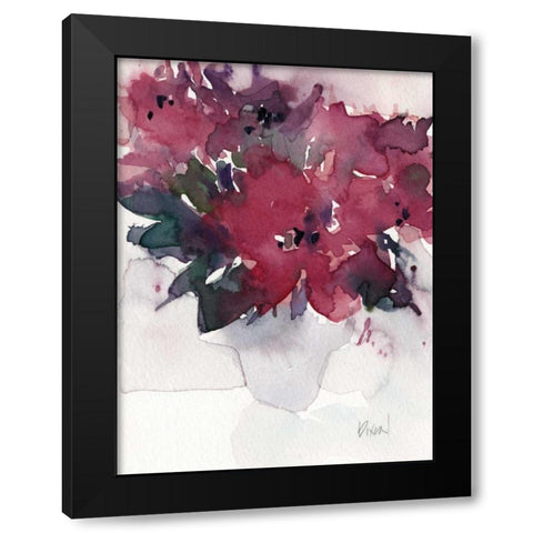 Floral Between III Black Modern Wood Framed Art Print by Dixon, Samuel