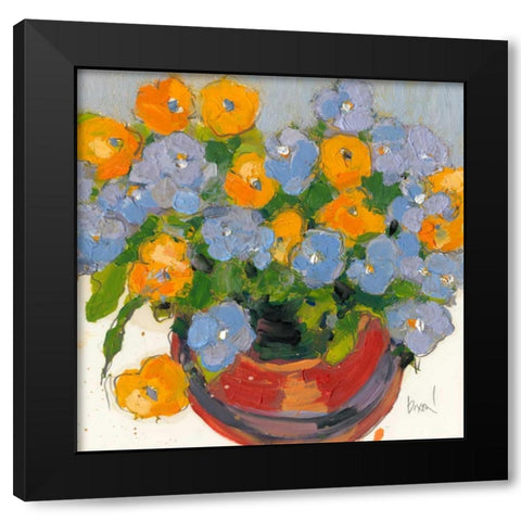 Potted Plant I Black Modern Wood Framed Art Print by Dixon, Samuel