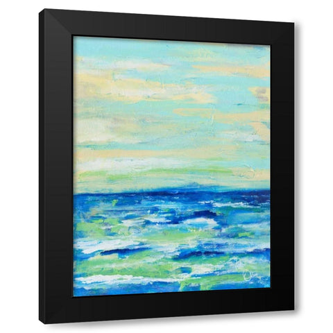 Emilys Waters I Black Modern Wood Framed Art Print by Brewington, Olivia