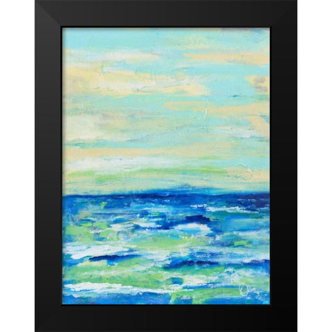 Emilys Waters I Black Modern Wood Framed Art Print by Brewington, Olivia