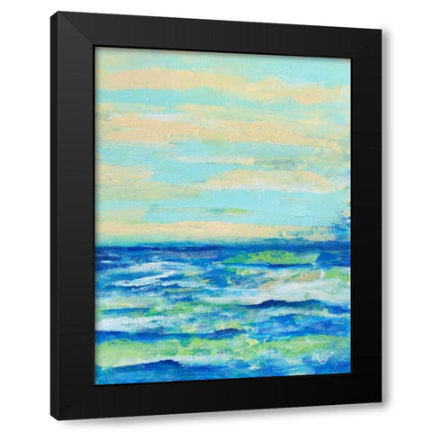 Emilys Waters II Black Modern Wood Framed Art Print by Brewington, Olivia