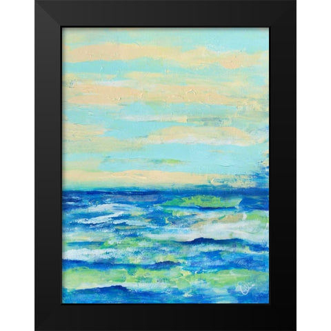 Emilys Waters II Black Modern Wood Framed Art Print by Brewington, Olivia