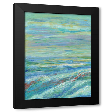 Red Fish I Black Modern Wood Framed Art Print by Brewington, Olivia