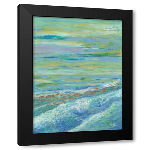 Red Fish II Black Modern Wood Framed Art Print by Brewington, Olivia