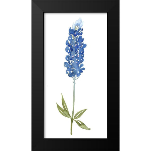 Blue Bonnets I (ASH) Black Modern Wood Framed Art Print by Popp, Grace