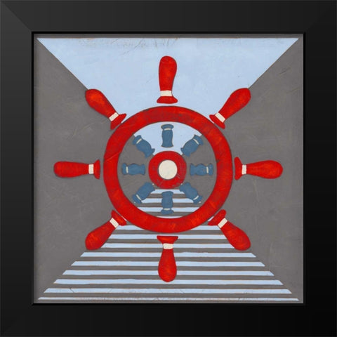 Nautical Graphic IV Black Modern Wood Framed Art Print by Vess, June Erica