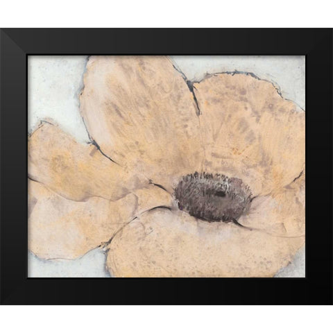 Transparency Flower IV Black Modern Wood Framed Art Print by OToole, Tim