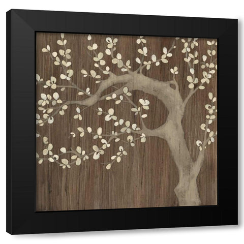 Driftwood Cherry II Black Modern Wood Framed Art Print with Double Matting by Vess, June Erica