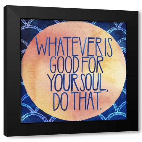 Surfs Up IV Black Modern Wood Framed Art Print with Double Matting by Popp, Grace