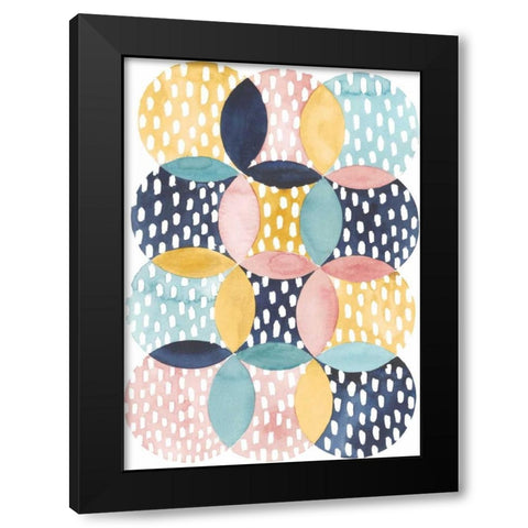 Deluge II Black Modern Wood Framed Art Print with Double Matting by Popp, Grace