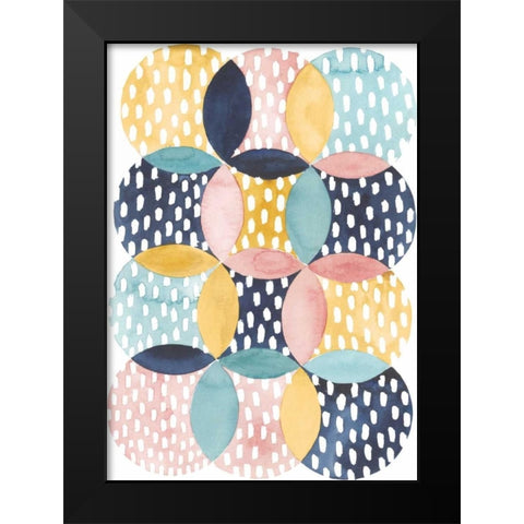 Deluge II Black Modern Wood Framed Art Print by Popp, Grace
