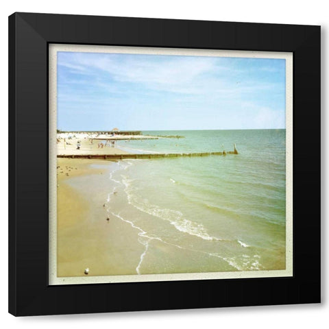 Bay View I Black Modern Wood Framed Art Print by Ludwig, Alicia