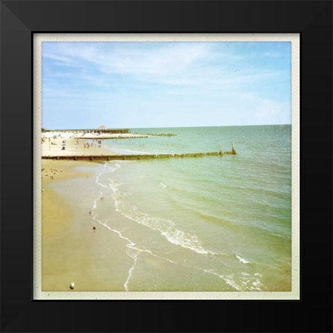 Bay View I Black Modern Wood Framed Art Print by Ludwig, Alicia