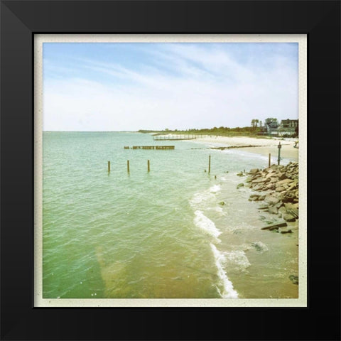 Bay View II Black Modern Wood Framed Art Print by Ludwig, Alicia