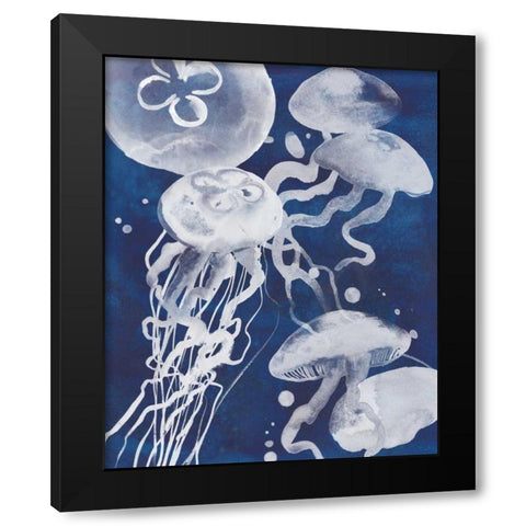 Swarm I Black Modern Wood Framed Art Print with Double Matting by Popp, Grace