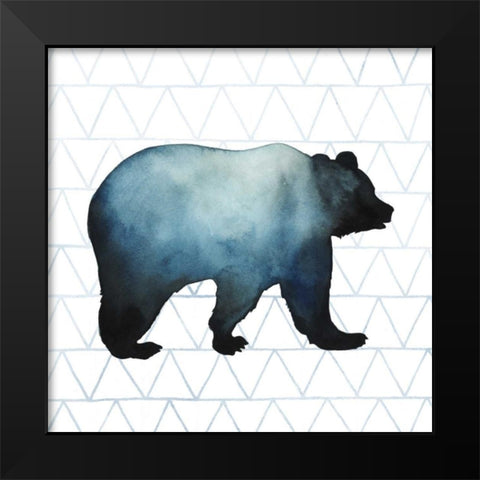 Animal Silhouettes I Black Modern Wood Framed Art Print by Popp, Grace