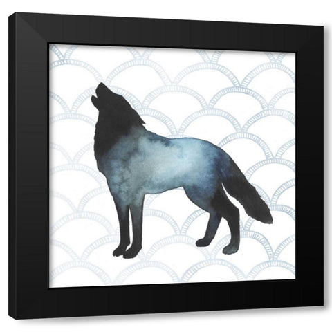 Animal Silhouettes V Black Modern Wood Framed Art Print by Popp, Grace