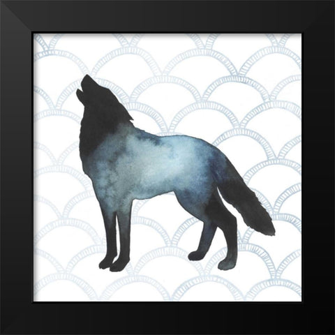 Animal Silhouettes V Black Modern Wood Framed Art Print by Popp, Grace