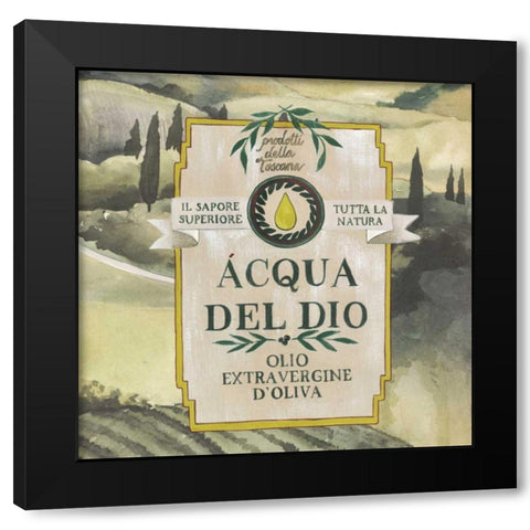 Olive Oil Labels I Black Modern Wood Framed Art Print by Popp, Grace