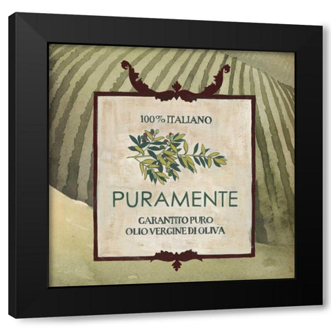 Olive Oil Labels III Black Modern Wood Framed Art Print by Popp, Grace